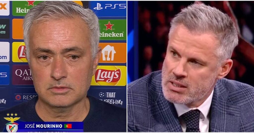 Jamie Carragher Issues Strong Response to Jose Mourinho's Vinicius Jr Comments