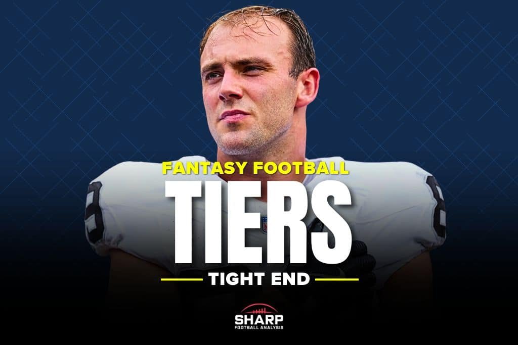 2026 Fantasy Football TE Tiers: Rich Hribar’s Draft Guide Raiders tight end Brock Bowers fantasy football 2026
