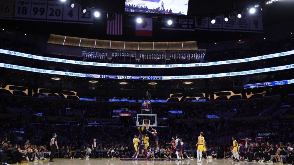 Why are the Los Angeles Lakers being sold again just a year later? : NPR