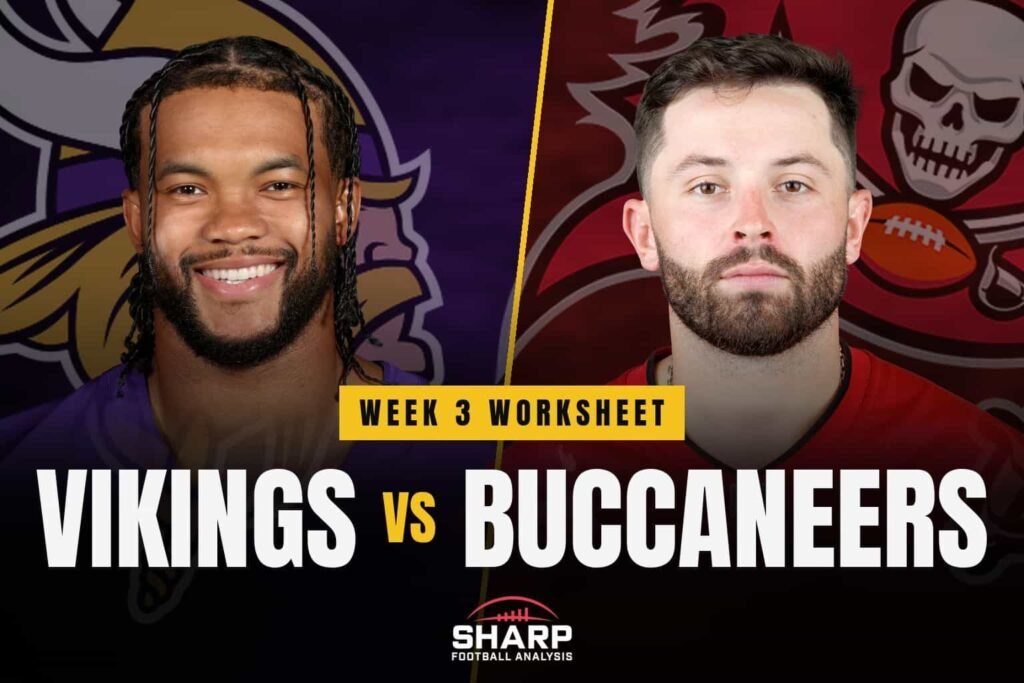 Vikings vs. Bucs Fantasy Football Worksheet, Week 3 Week 3 Fantasy Preview